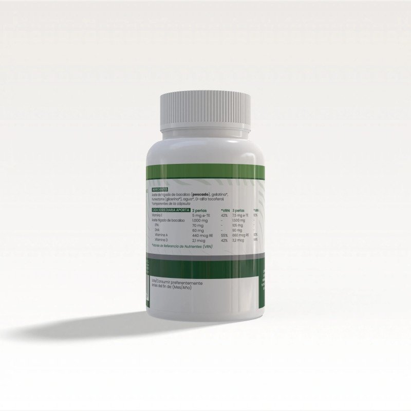 Aceite de higado de bacalao 685mg 110 perlas Sotya - Imagen 2