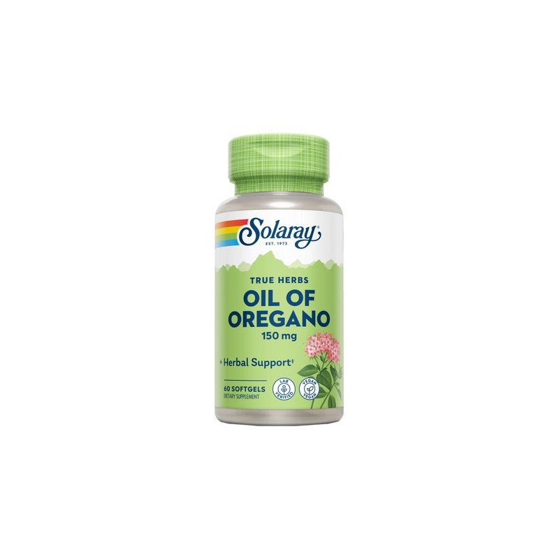 Aceite de oregano 150mg 60 perlas Solaray