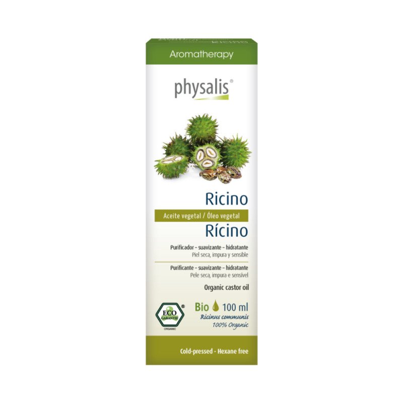 Aceite vegetal de ricino bio 100ml Physalis