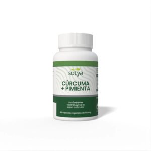 Curcuma + Pimienta 550mg 60 capsulas Sotya