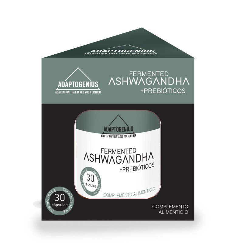 Fermented Ashwagandha 30 capsulas Bioserum Adaptogenius - Imagen 3