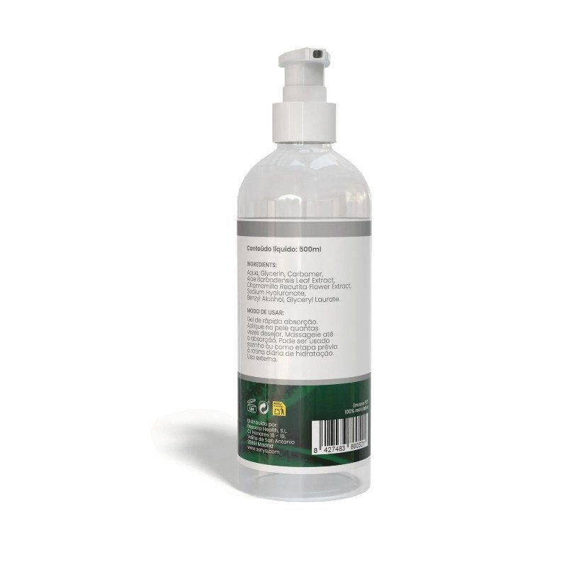 Gel de Aloe vera con camomila y acido hialuronico 500ml Sotya - Imagen 2