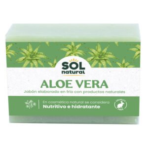 Jabon de aloe vera 100 g Sol Natural