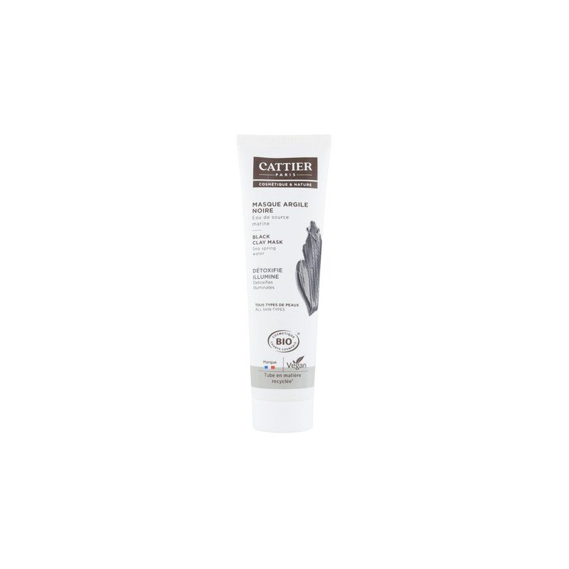 Mascarilla Arcilla Negra (todo tipo pieles) 100ml Cattier