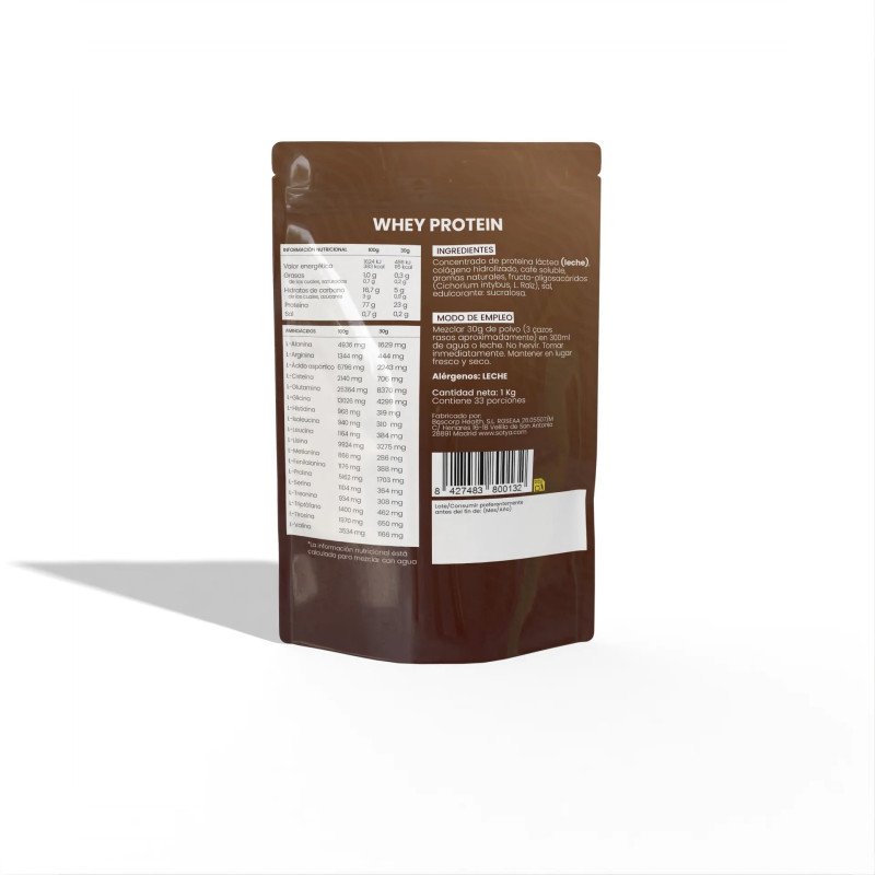 Proteina Whey Cafe Macchiato Doypack 1 Kg Sotya SPORT