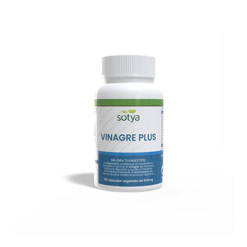 Vinagre de manzana plus 550mg 100 capsulas Sotya - Imagen 3