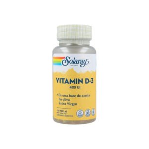 Vitamina D3 400UI 120 perlas Solaray