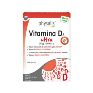 Vitamina D3 ultra 100 capsulas Physalis